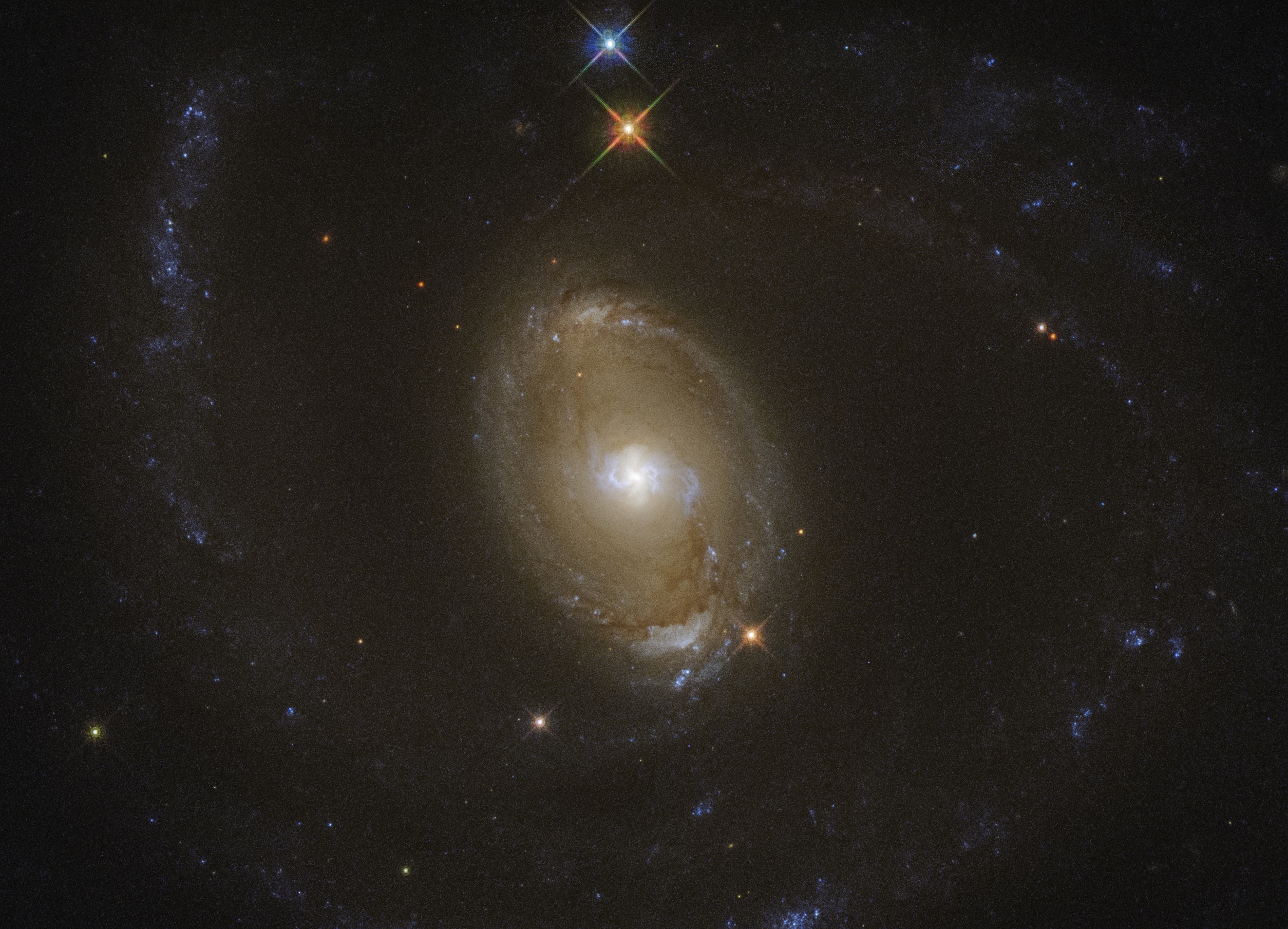 NGC 3393, a barred spiral galaxy in the Northern Filament