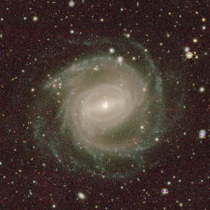 NGC 3313, a barred spiral galaxy in the Hydra Cloud