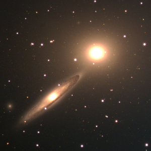 NGC 5090 and NGC 5091, an interacting pair in the NGC 5011 Group