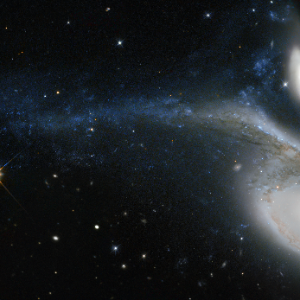 NGC 6872, the Condor Galaxy — one of the largest known spiral galaxies, spanning approximately 522,000 light-years in the Pavo Group