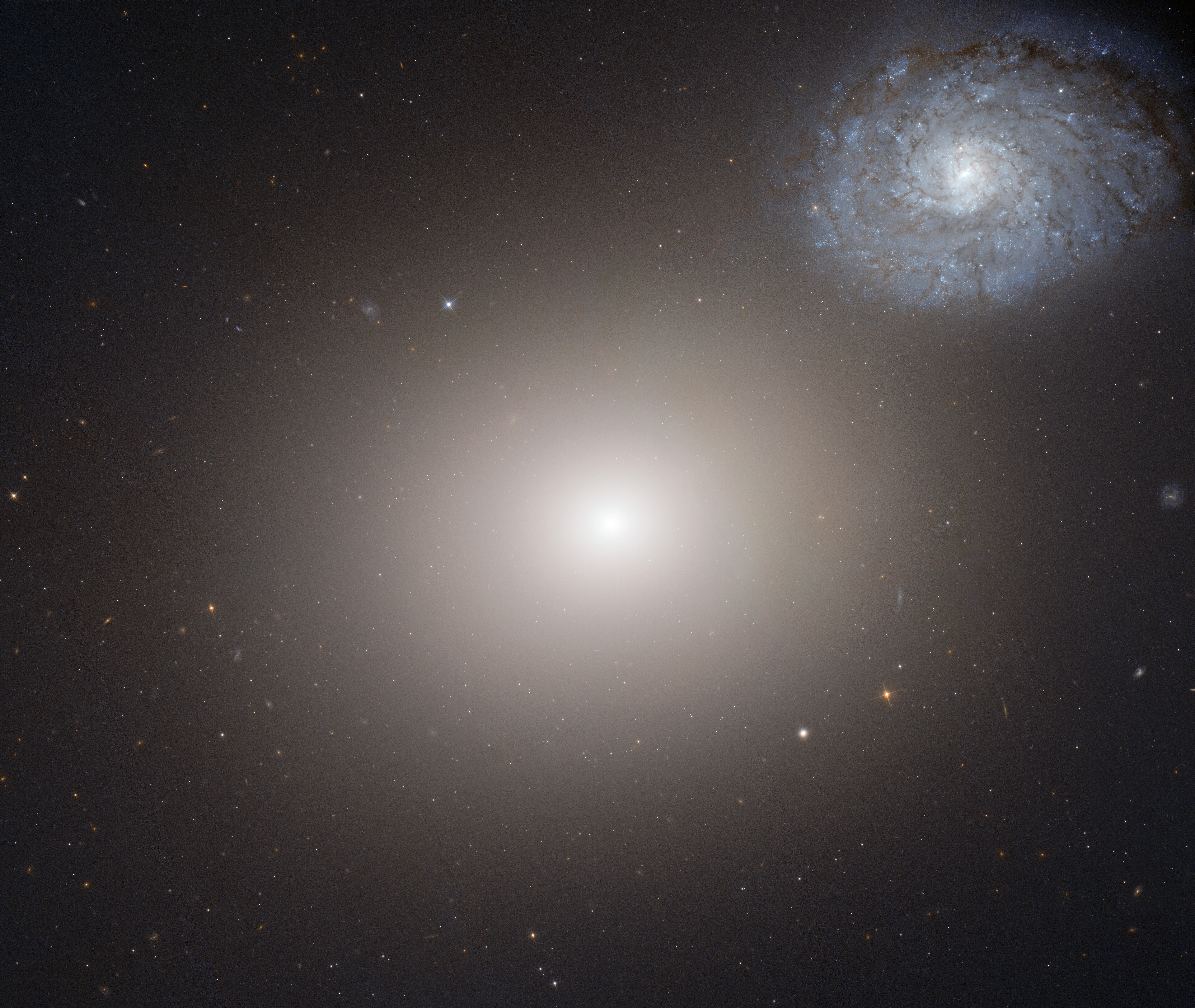 M60 and NGC 4647, anchoring the Virgo C subgroup