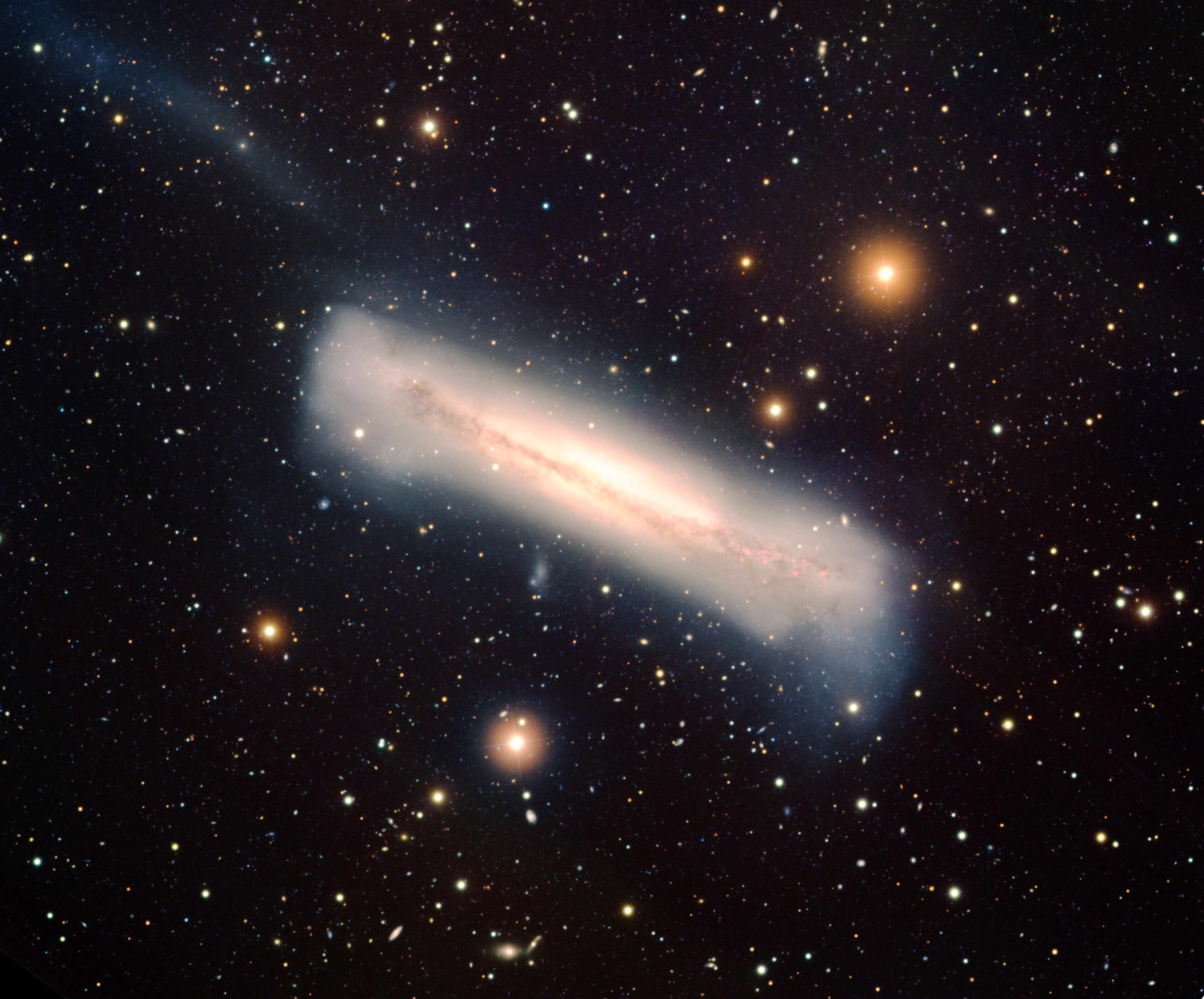 NGC 3628, the Hamburger Galaxy