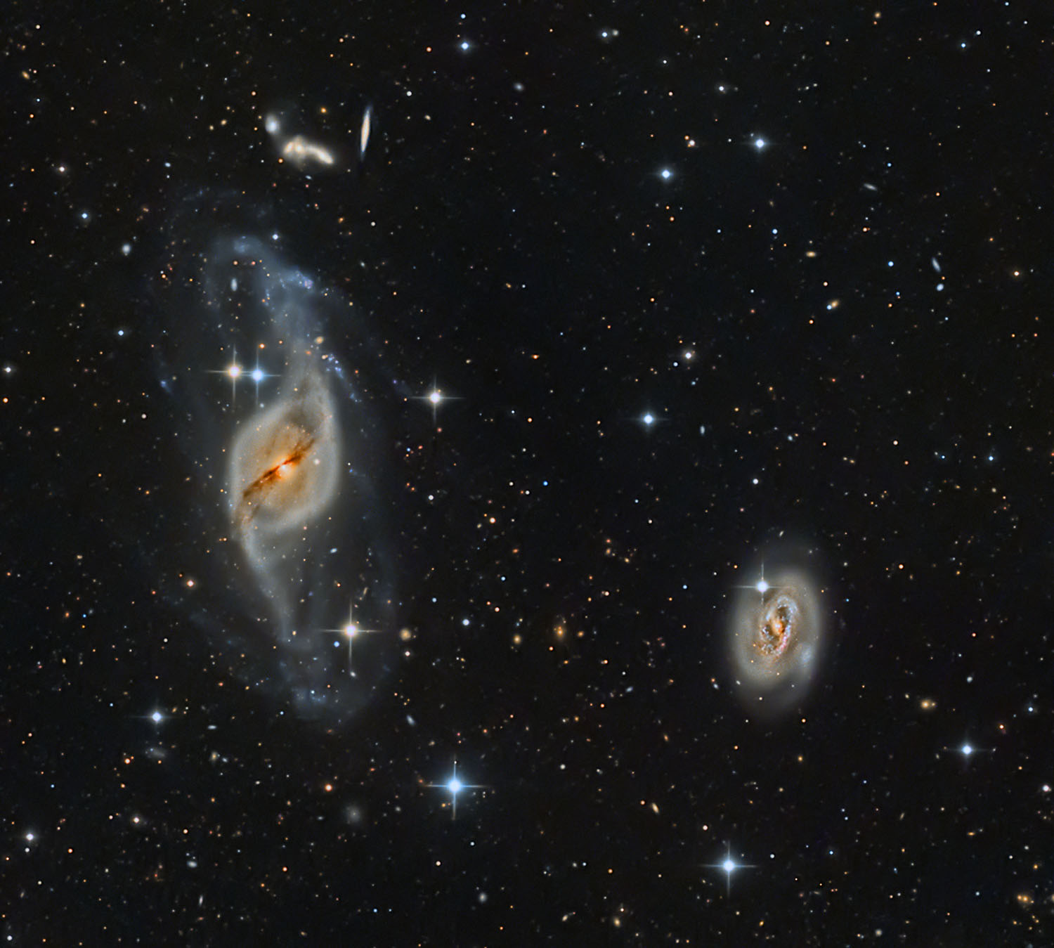 NGC 3718 and NGC 3729
