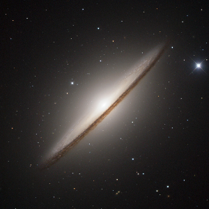 M104, the Sombrero Galaxy, anchoring the M104 Group in the Southern Extension