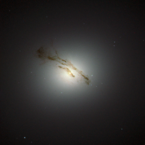 M84, a prominent elliptical galaxy in Markarian's Chain