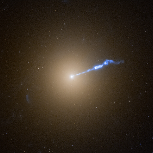 M87, the supergiant elliptical galaxy anchoring Virgo A at the deepest point of the Virgo Cluster's gravitational potential