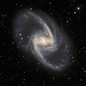 NGC 1365, the Great Barred Spiral, a prominent member of the Fornax Cluster