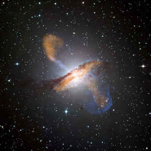 Centaurus A (NGC 5128), a giant elliptical galaxy and one of two elliptical dipole galaxies in the Council of Giants