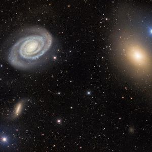 NGC 5364 and NGC 5363, a galaxy pair anchoring the NGC 5364 Group at the head of the Virgo Stream